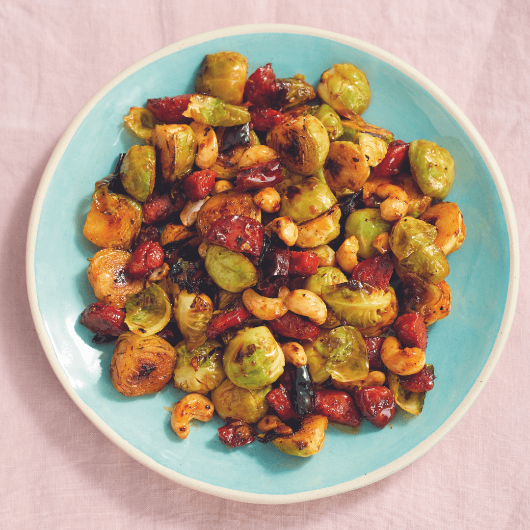 Kung pao-style brussel sprouts