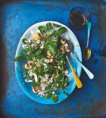 Watercress, Cashew and Coconut Salad