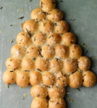 Thermomix®: Christmas Tree Pull-Apart Bread