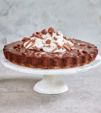 Chocolate cappuccino tart